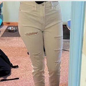 Fashion nova white jeans